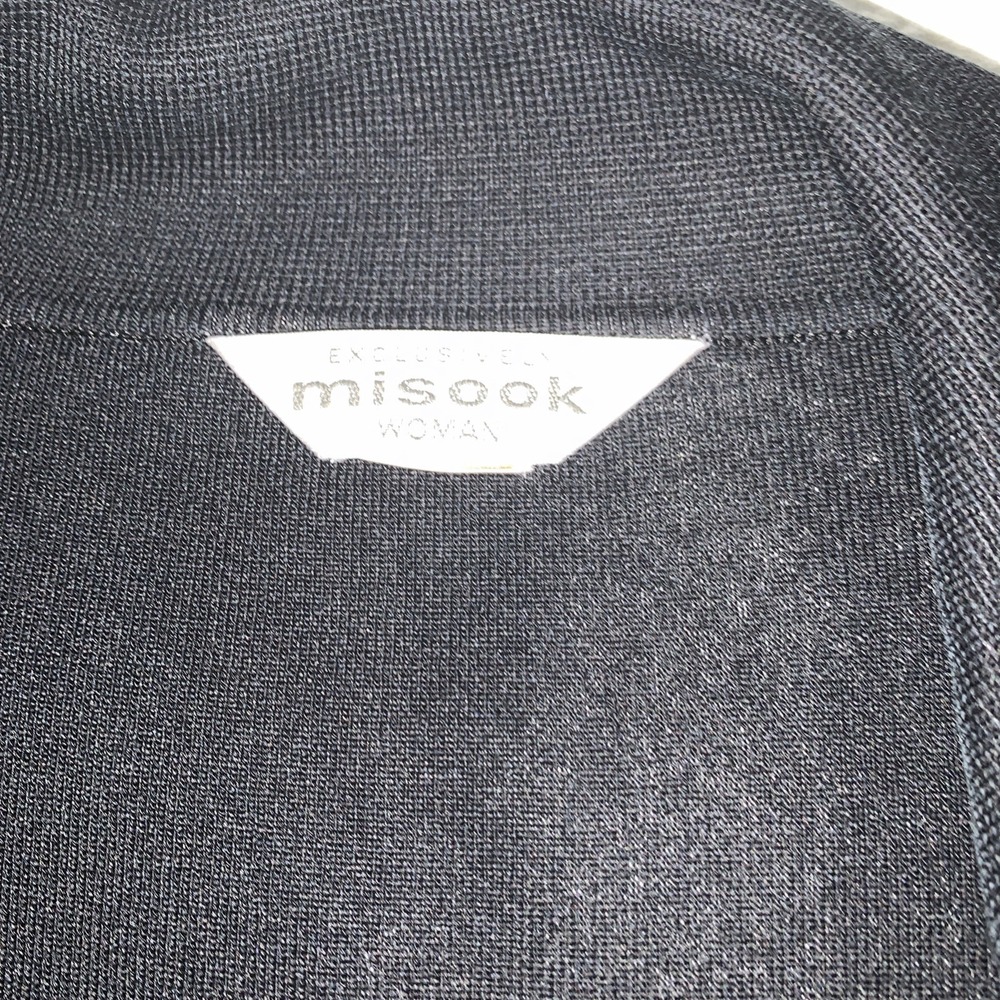 Exclusively Misook Cardigan Womens 1X Open Front Sweater Tunic Office - Picture 4 of 6